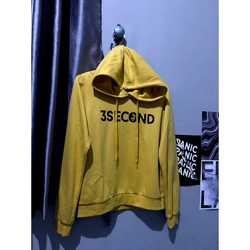 Hoodie 3second kuning