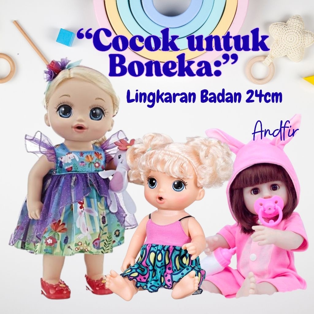 Baju Boneka Baby Alive L / Boneka Alive 38cm