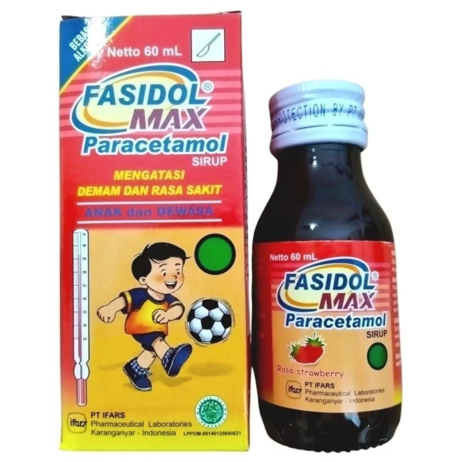 FASIDOL MAX Sirup - Paracetamol 250mg /5ml (60ml) | Pamol 250mg /5ml