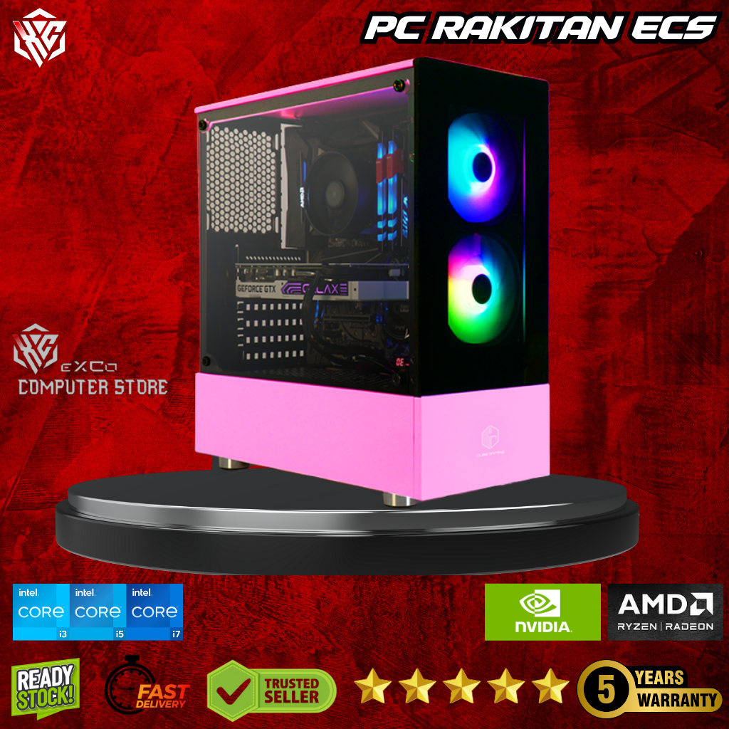 PC 3 Jutaan Siap Skripsi & Tugas Kuliah | Ryzen 3 RAM 8GB SSD 128GB HDD 500GB | ECS PRIME