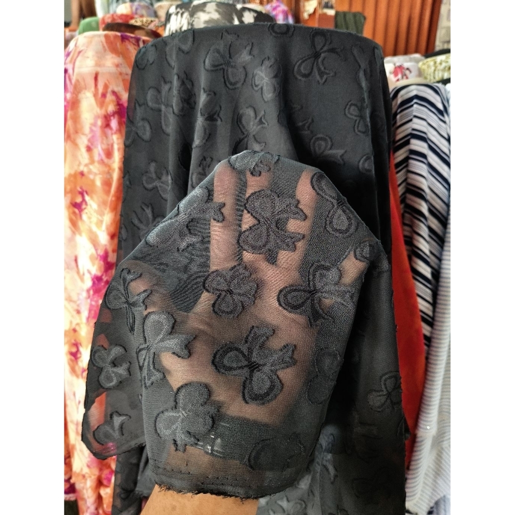 kain sifon jaqcguar - kain sifon uragiri - kain sifon uragiri emboss - kain sifon premium