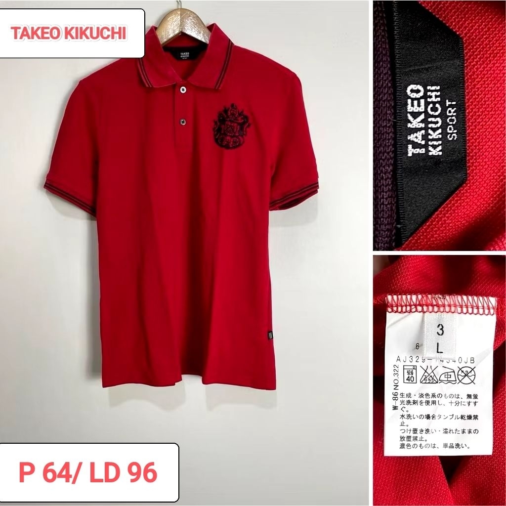 Kaos Lengan Pendek TAKEO KIKUCHI SPORT