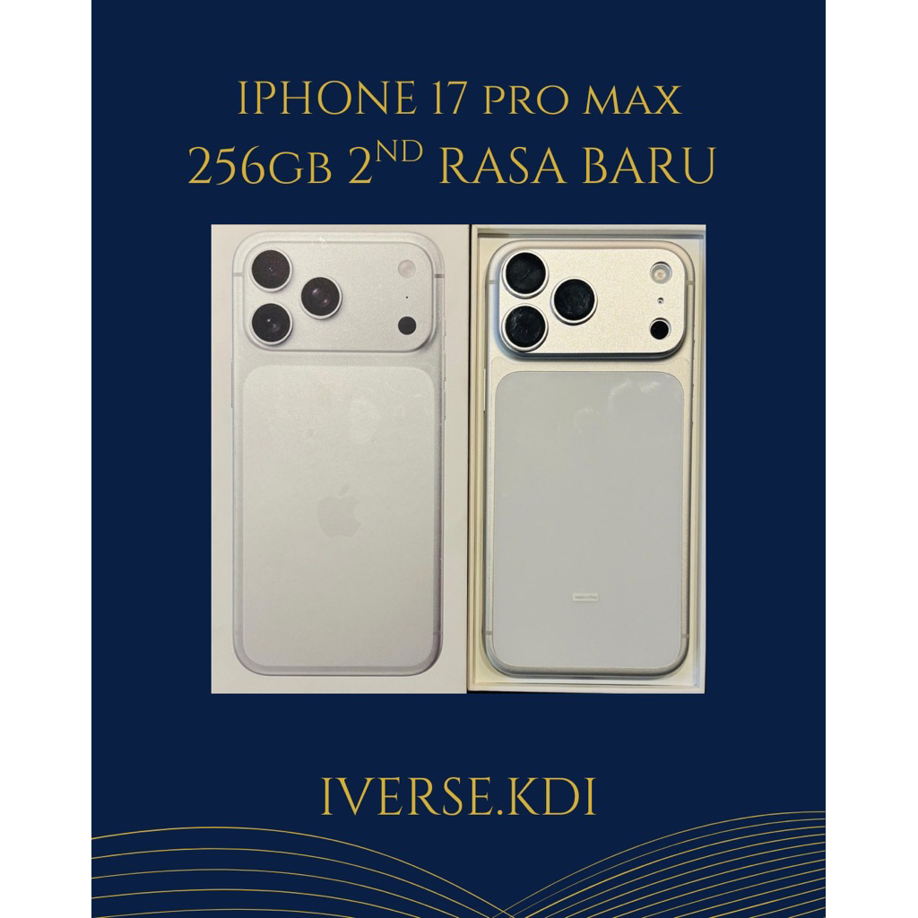 second iphone 17 pro max 256 Ex iBox