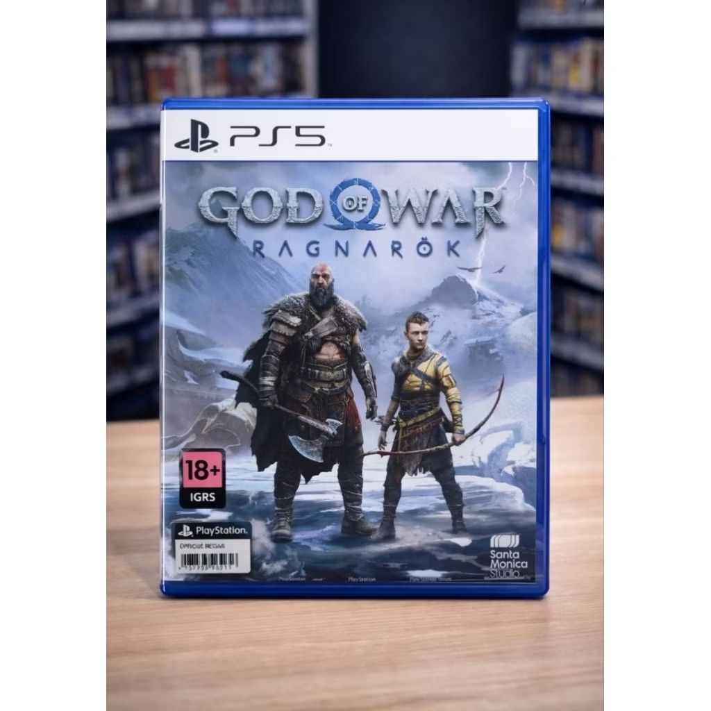Kaset PS5 God of War Ragnarök R3 Resmi Indonesia | Game PS5 Original Disc
