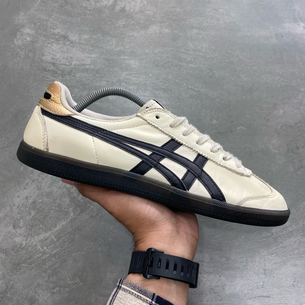 [Size 43.5] Rare Onitsuka Tiger Tokuten ‘White Black Gold’ (1183B938-100) Second Kondisi Mulus Nomin