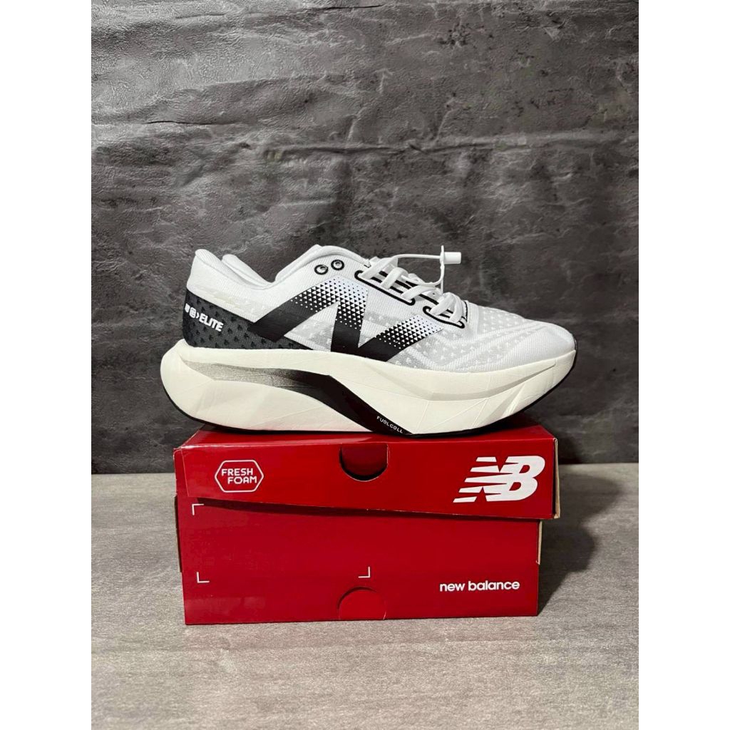 New Balance Fuellcell SC Rebell Elite V4 White Black.