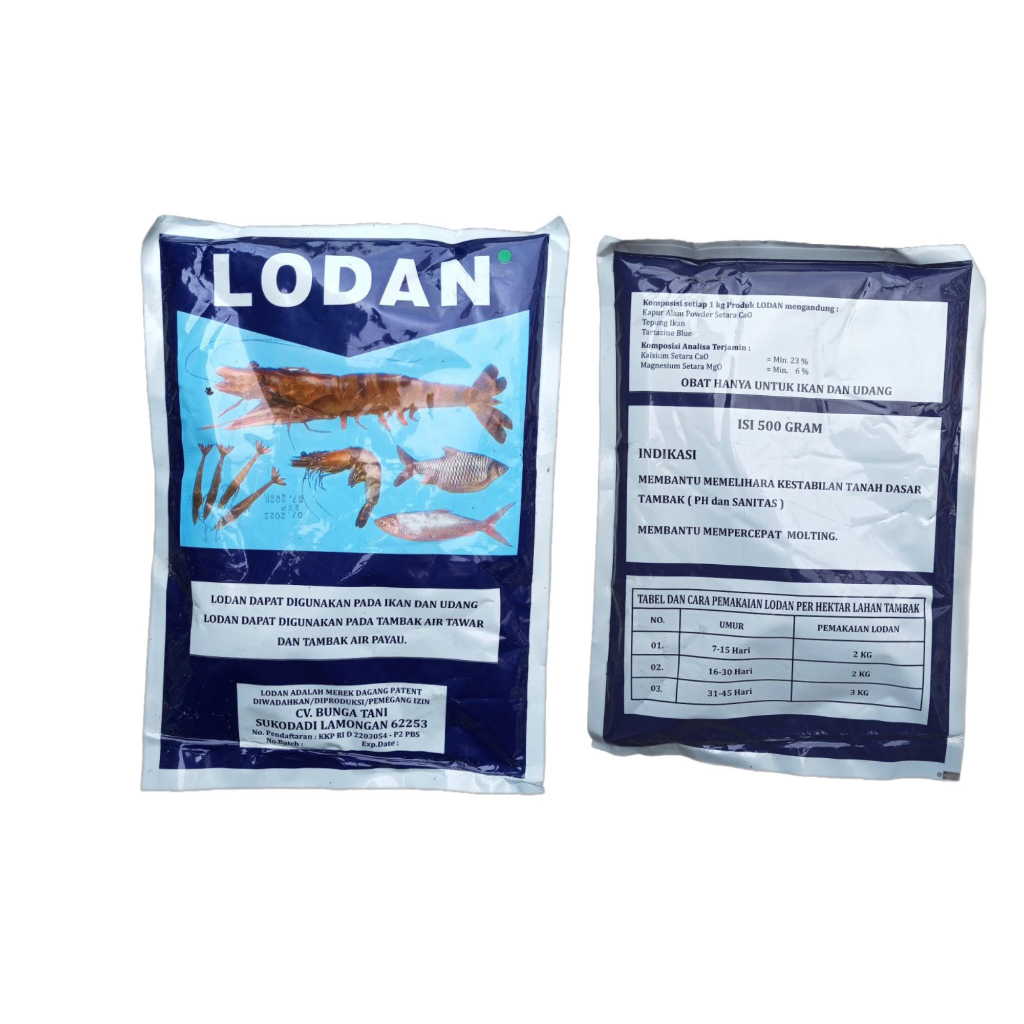 Lodan 75D (500 Gram) Nutrisi Tambak CV. Bunga Tani