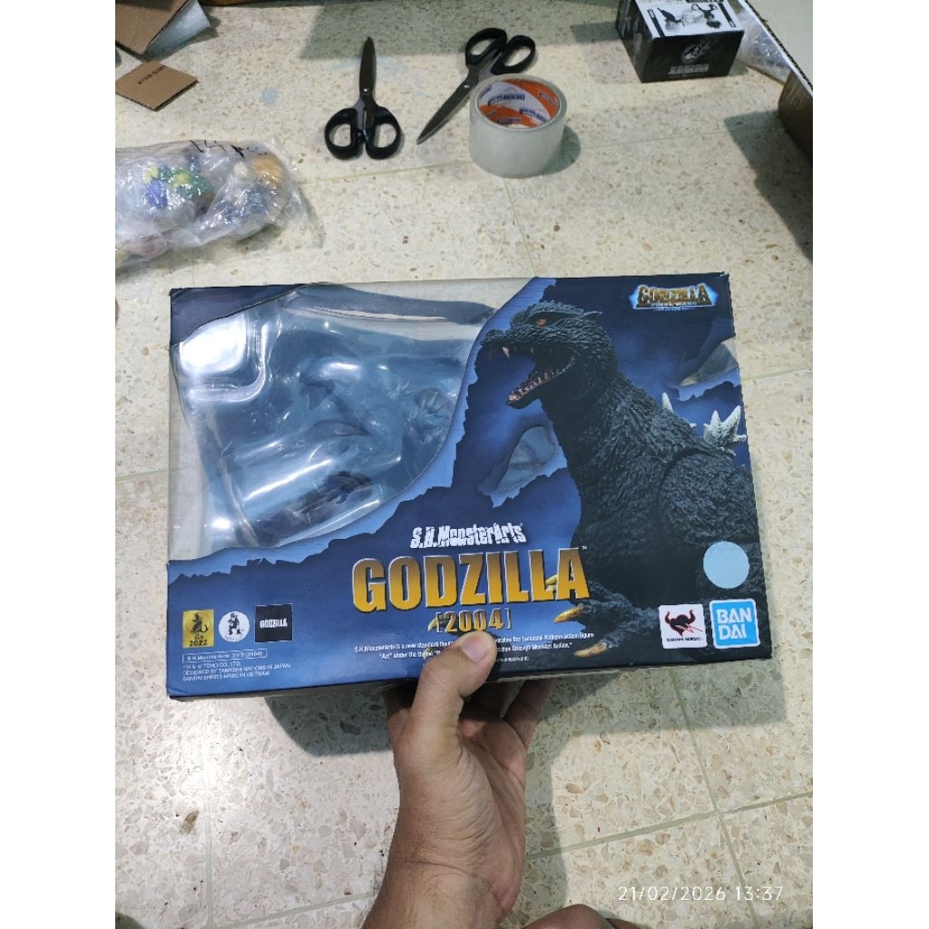Shm Godzilla 2004 Bandai Shmonsterarts Godzia 2004 original