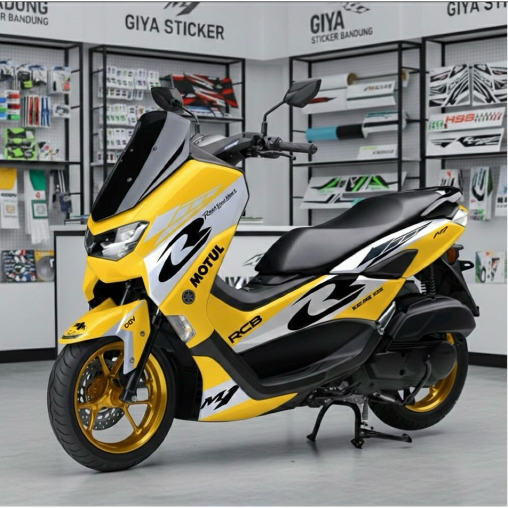 Decal Stiker Fullbody Nmax new - Stiker Nmax 155 new Motif R Simple