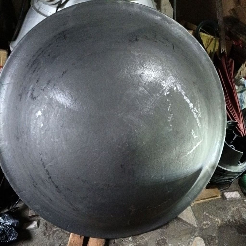 kual besi i cor 44 in wajan besi cor 110  kenceng cor besi  berat murni 60 kg