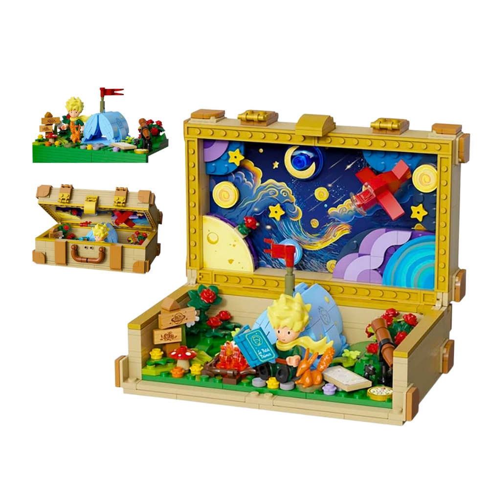 Pantasy x Le Petit Prince The Little Prince Suitcase 86311 Building Blocks / Lego Mainan Anak
