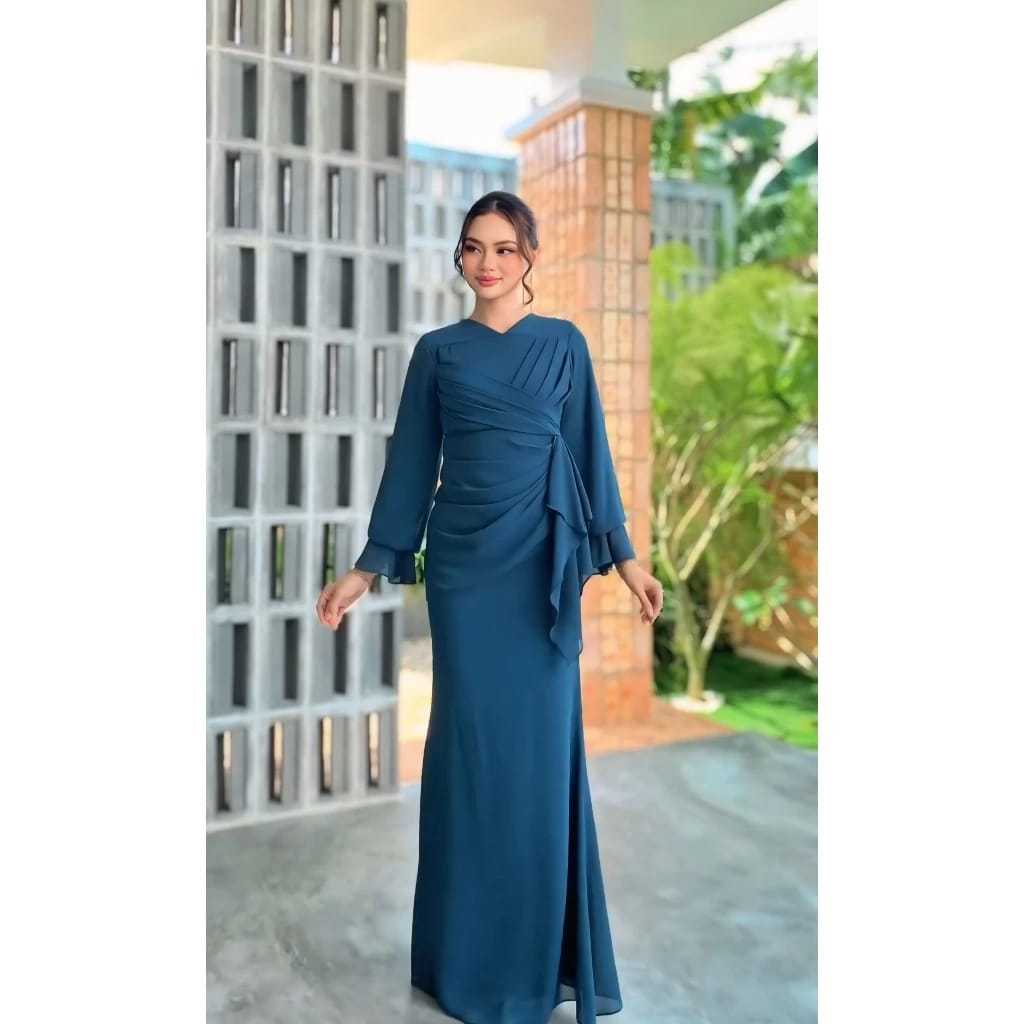 Gamis Dress Coklat Mahogany Remaja Della Dress Bridesmaid Gamis Lebaran Terbaru Gamis Ceruty Mewah