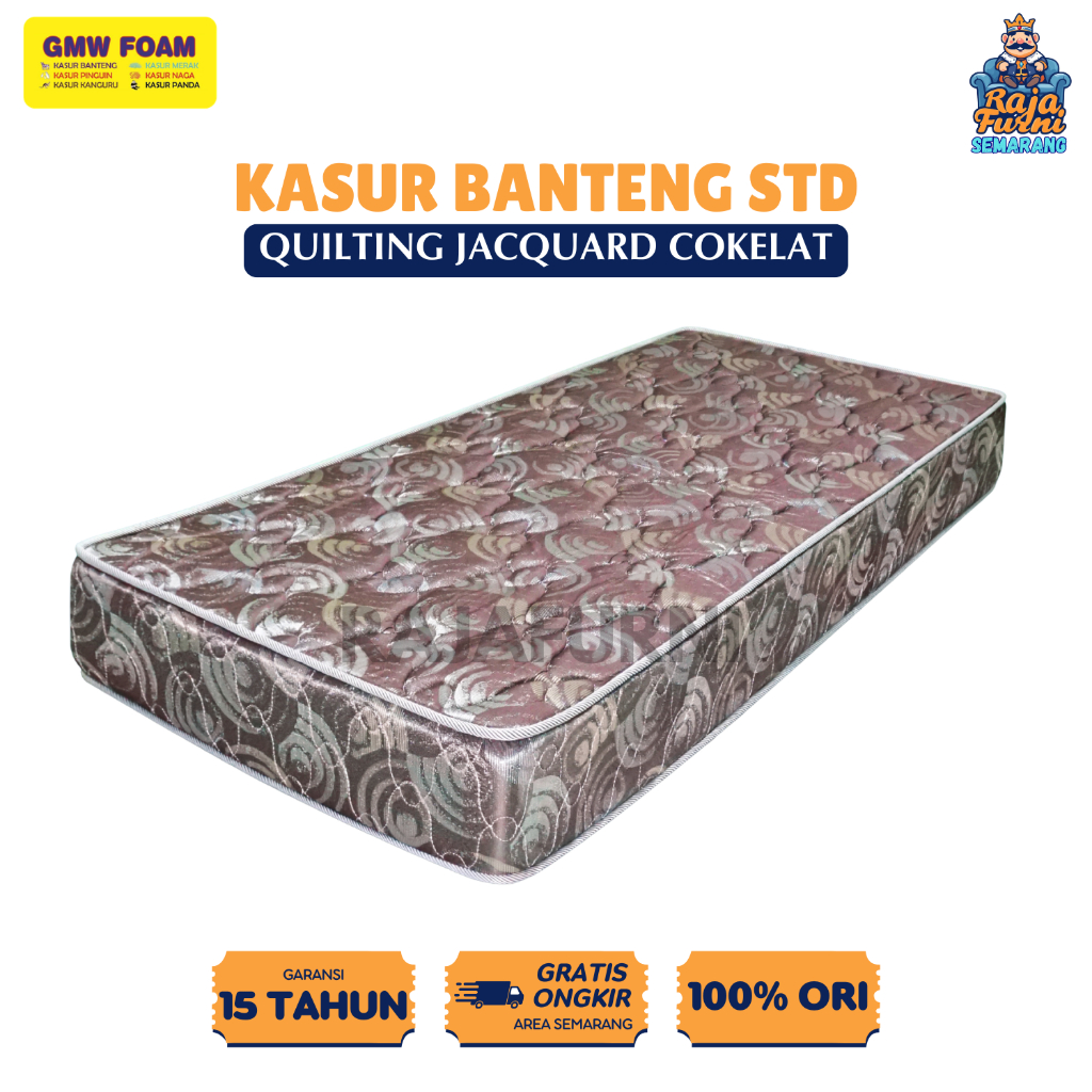 GMW FOAM / KASUR BUSA BANTENG STD / KASUR BUSA GAJAH QUILTING JACQUARD