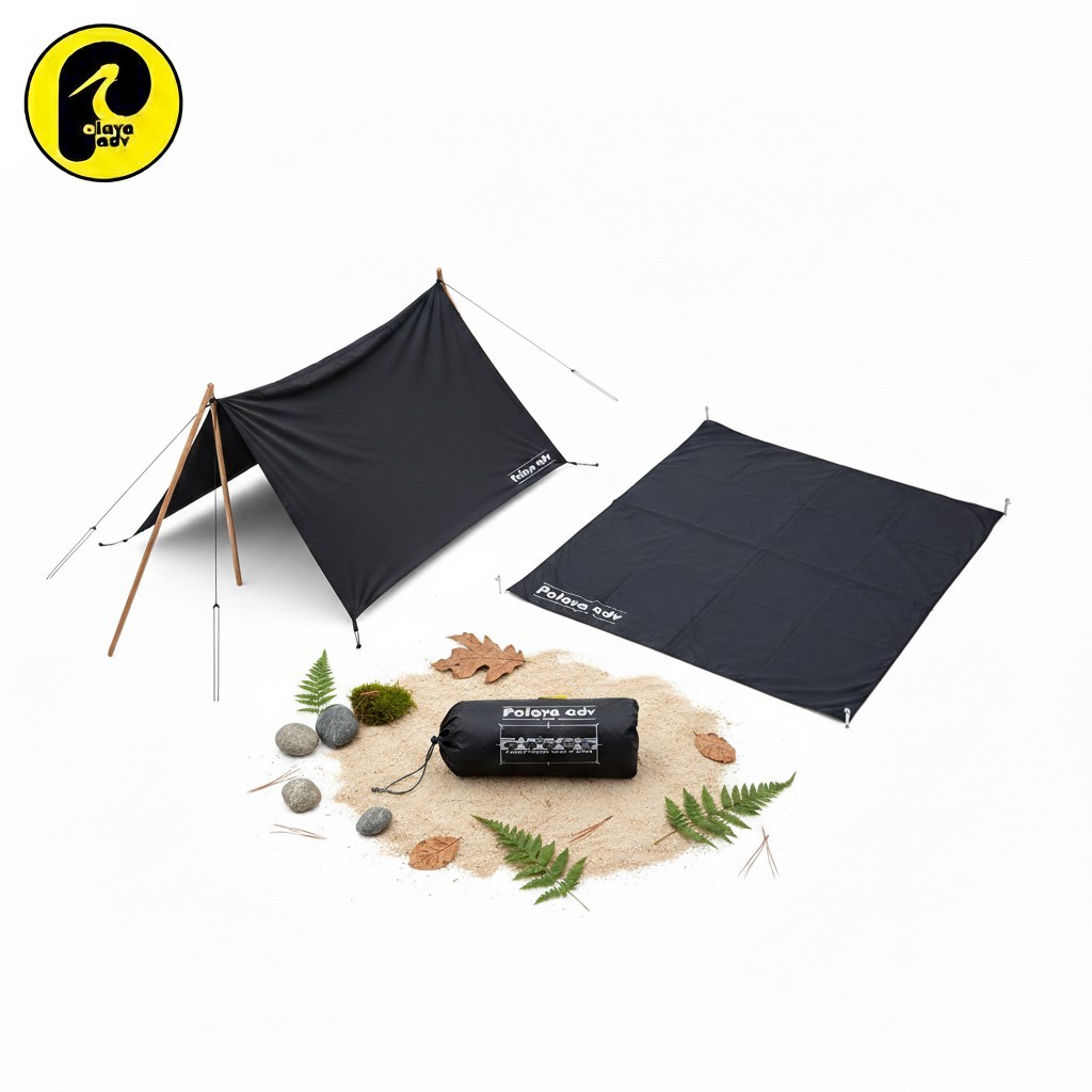 Footprint 300 cm x 300 cm Flysheet Alas tenda palava adv