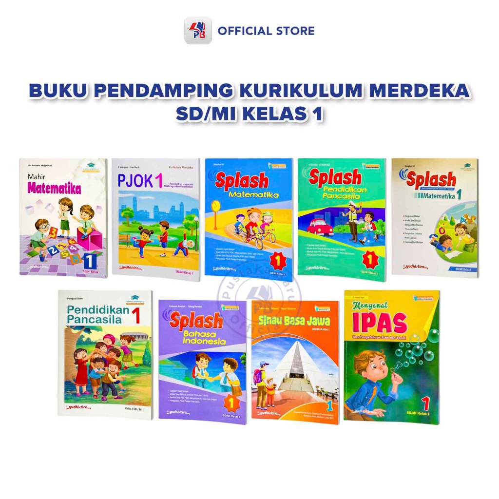 Buku Pendamping kurikulum merdeka SD Mi Kelas 1 / Sinau Basa Jawa  / SPLASH Bahasa Indonesia / Panca