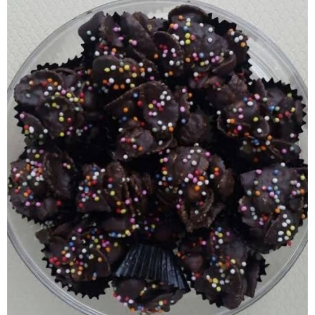 corn flakes coklat