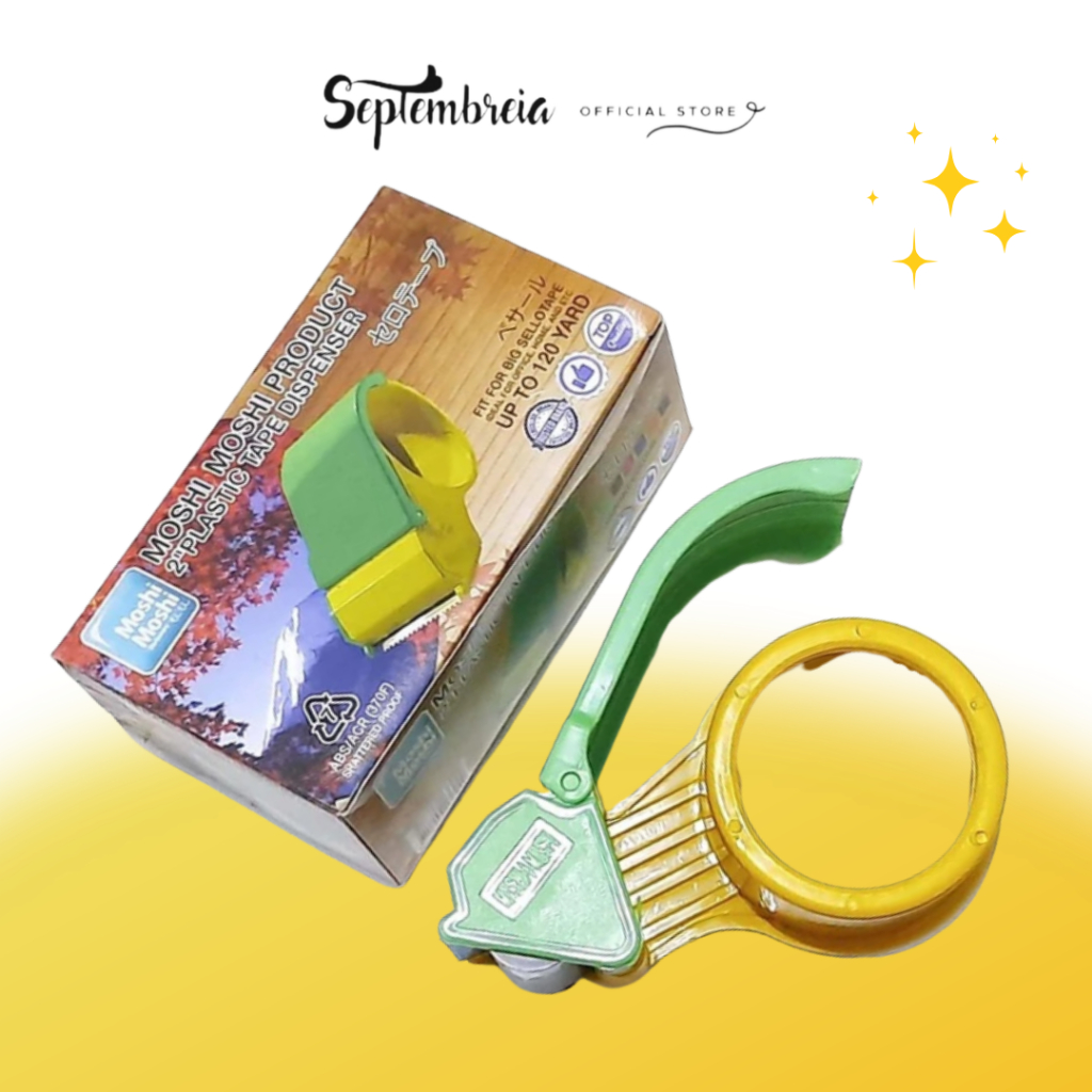 Dispenser Lakban Besar - Alat Pemotong Lakban - Tape Dispenser - Tape Cutter