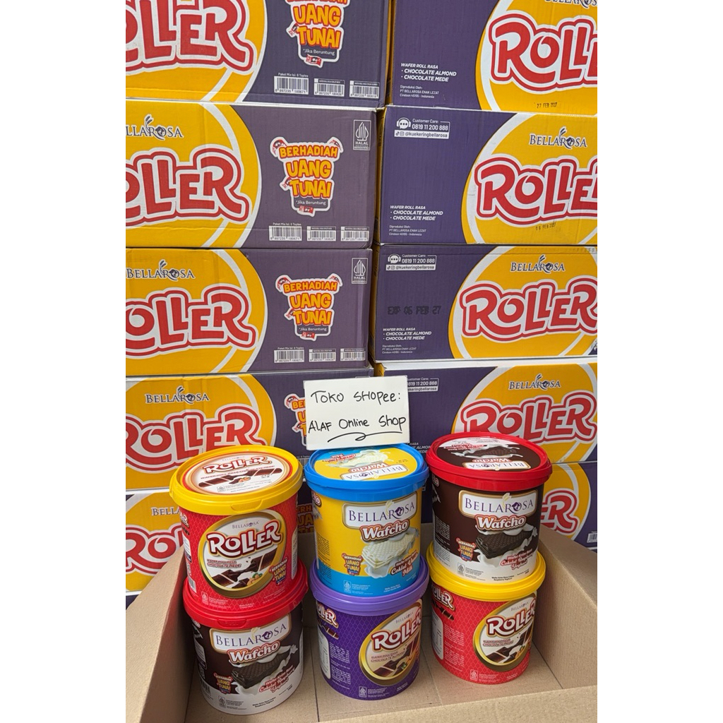 (ecer) BELLAROSA FESTIVE MIX JAR NASTAR WAFFLE ( nastar kucang / kuker / waffle )