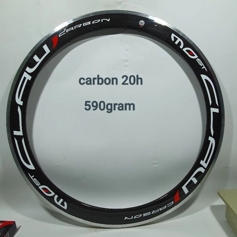 RIM VELG SEPEDA MOST 700C 20 HOLE CARBON