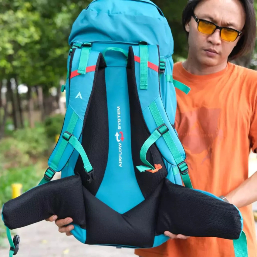 Carrier Tas Gunung Backpack Mountain HikingBag Series 60L Seven Summit