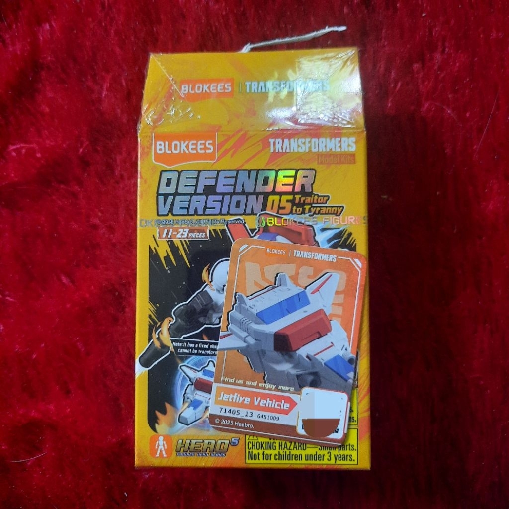 BLOKEES TRANSFORMERS JETFIRE VEHICLE OFC