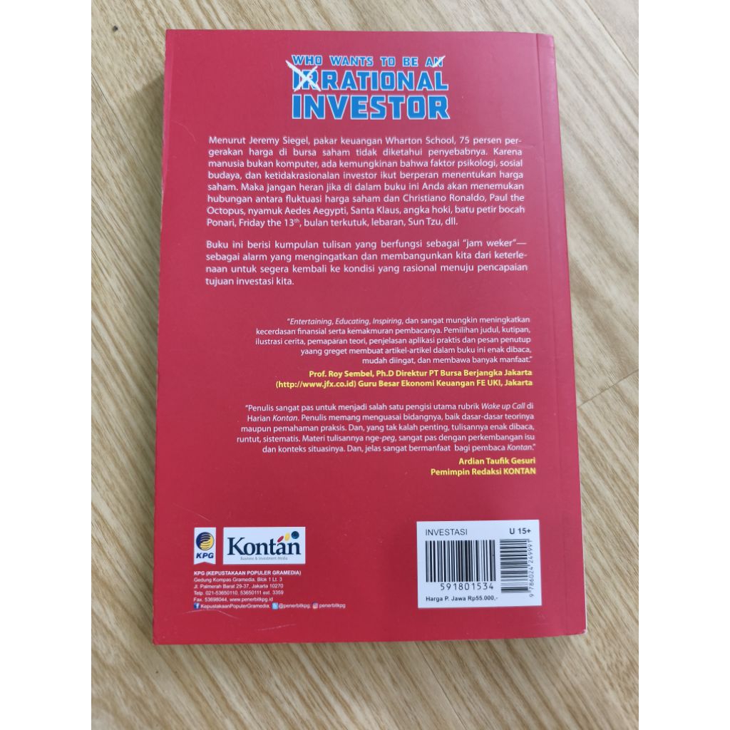 buku bekas preloved portofolio artikel investasi saham di harian kontan