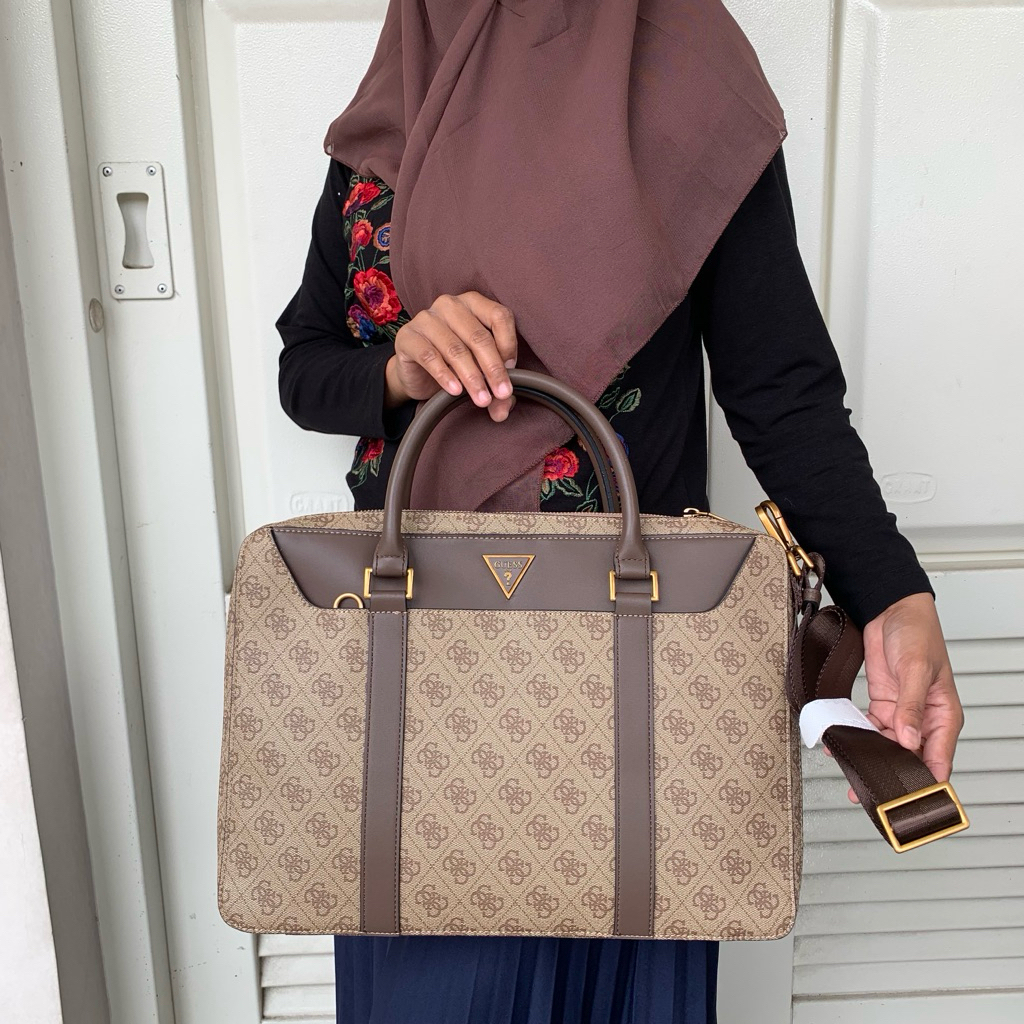 READY TAS LAPTOP PARMA DOC GUESS ORIGINAL SALE 70% DOCUMENT BAG