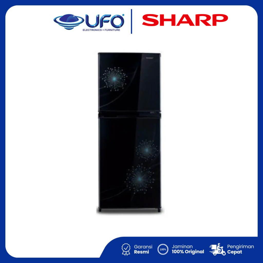 KULKAS SHARP 2 PINTU SJ317MGDB
