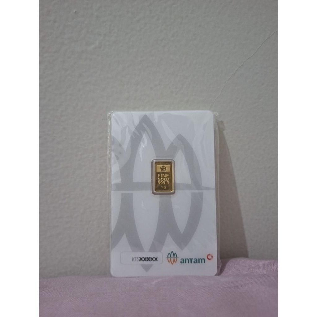 Logam Mulia Emas Antam 1 Gram 999.9 Murni, Kualitas Tinggi
