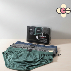 ISI 3/6 CD PRIA PREMIUM BEST SELLER Celana Dalam Pria Laki Laki Cd Optima 1938 UKURAN M,L,XL