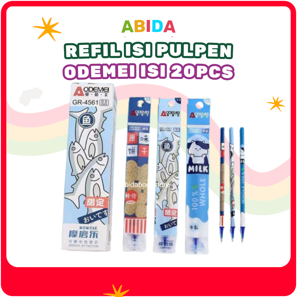 (abidabookstore)Refill Pulpen Ajaib Odemei isi 20pcs