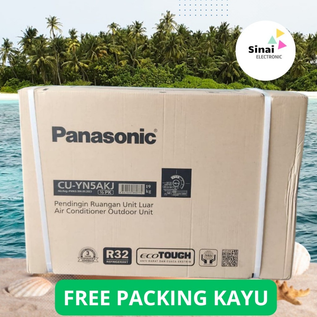 Outdoor Ac baru Panasonic 1/2 pk -2 pk Tipe YN5AKJ - YN18AKJ Full Freon R32 Barang Baru Segel Resmi 