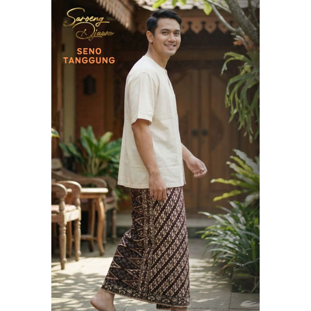 SAROENG DJAWA Sarung Batik Cap Katun Primis Premium Cotton Kemasan Tas Kain Goni Panjang 220 Perleng