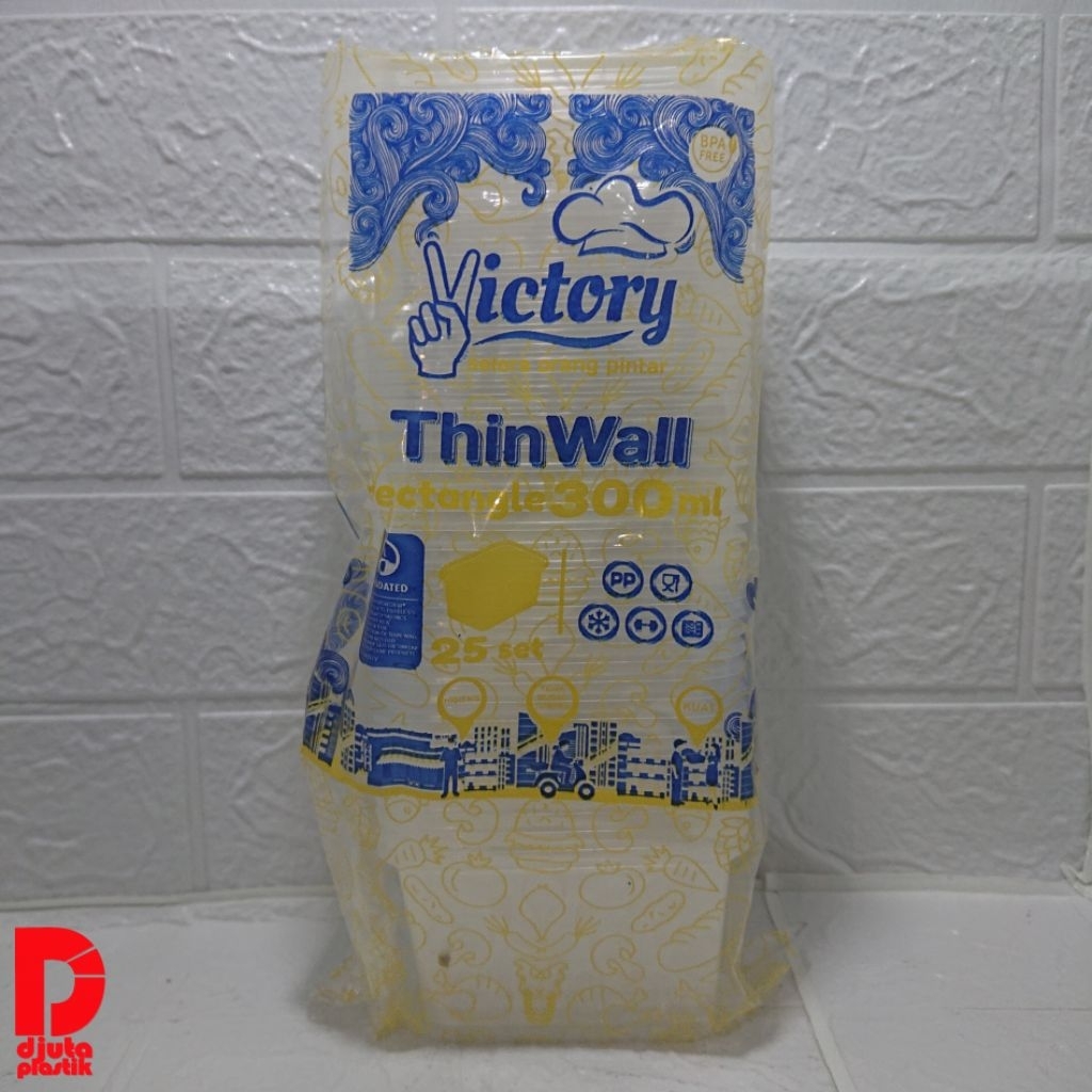 Thinwall VICTORY RECT 300ml