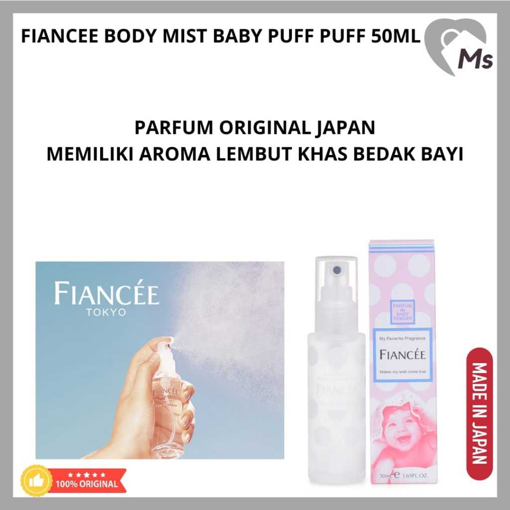 Fiancee perfume baby 50ml-Parfum dengan wangi bayi original japan