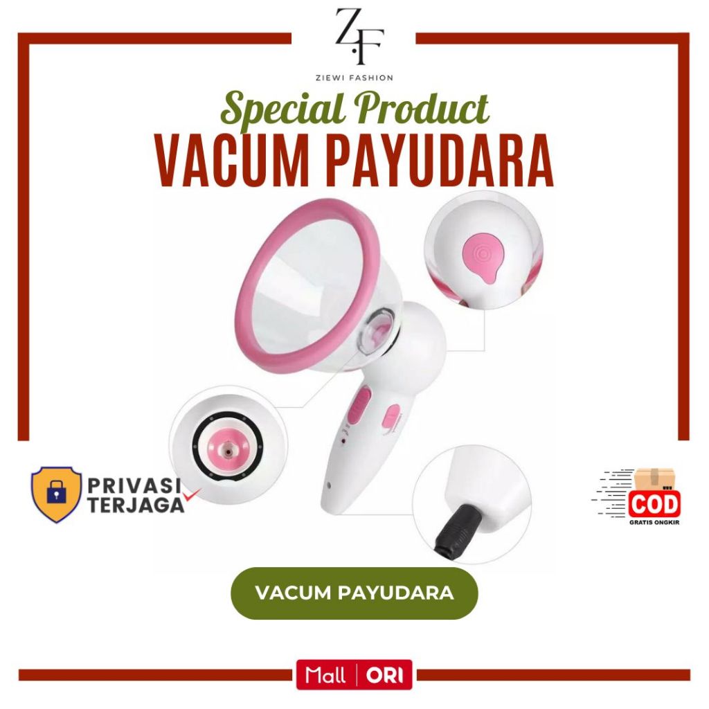 Alat Pembesar & Pengencang Payudara Hasil Permanen Vacum Payudara Elektrik Smart Breast Pump