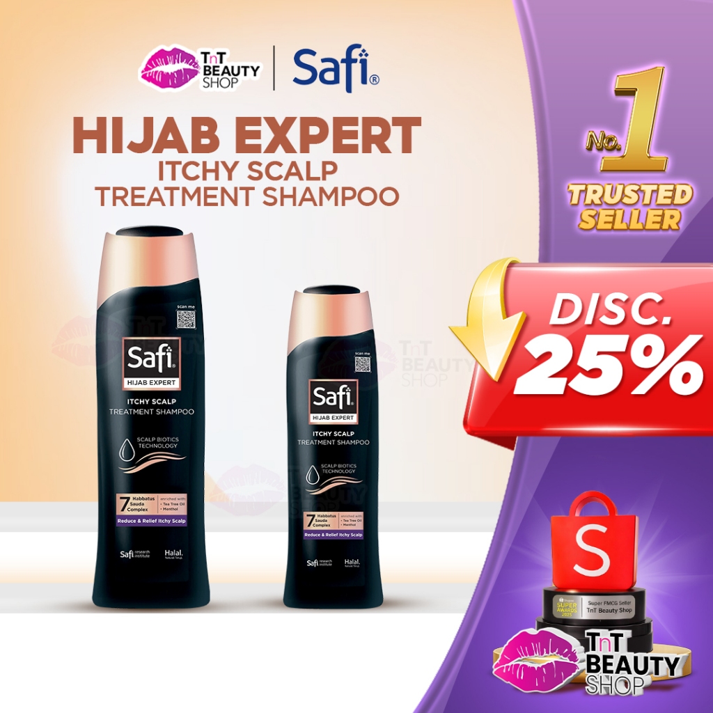 Safi Hair Xpert-Itchy Scalp Treatment Shampoo 160gr - 320g - Perawatan Rambut | TnT Beauty Shop