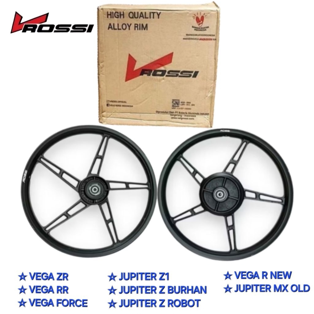 VELG RACING VROSSY / JAZZ VEGA ZR JUPITER Z BURHAN VEGARNEW JUPITER MX OLD JUPITER Z ROBOT JUPITER Z