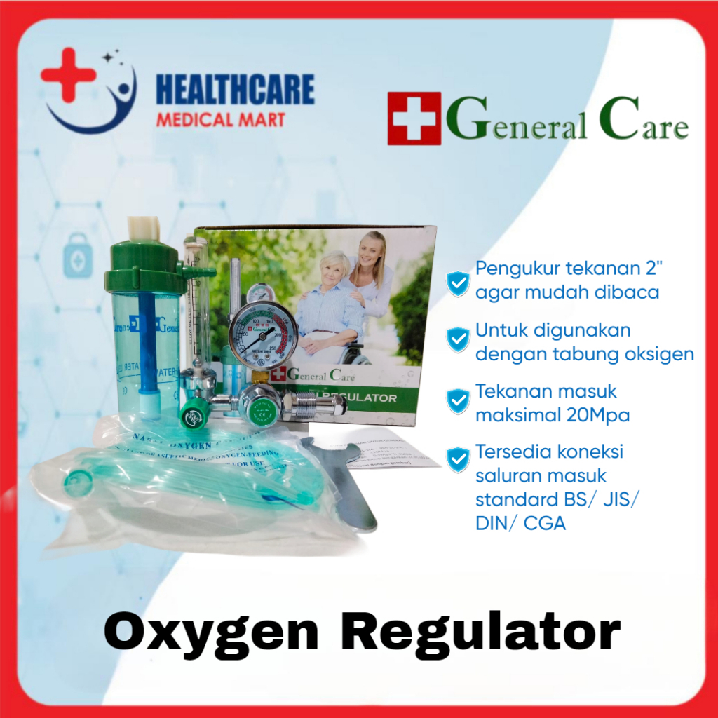Regulator Oksigen General Care. Medical Oxygen Regulator GENERAL CARE