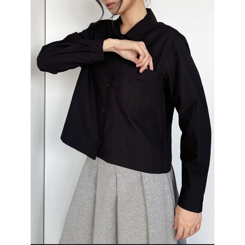 new sample short shirt black6