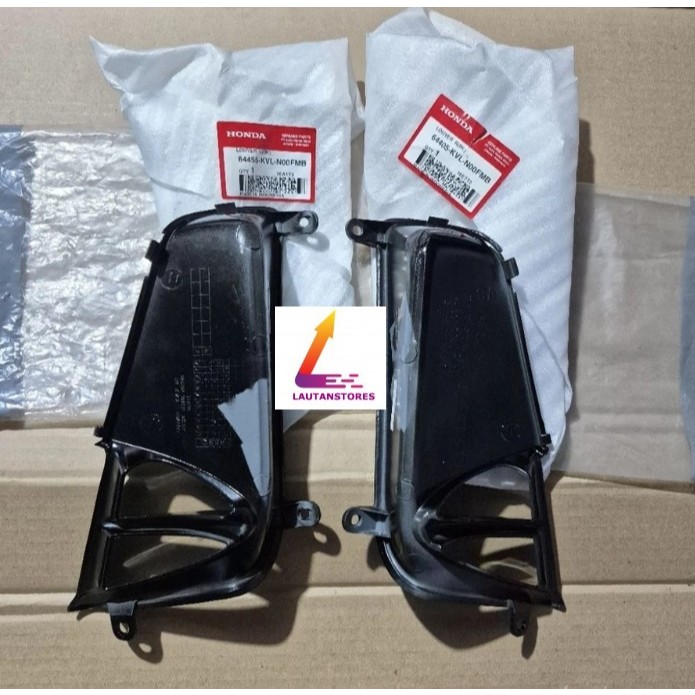 64455-KVL-N00FMB 64405-KVL-N00FMB LOUVER SIRIP SAYAP LUAR DALAM KANAN KIRI HITAM HONDA SUPRA X125 X 
