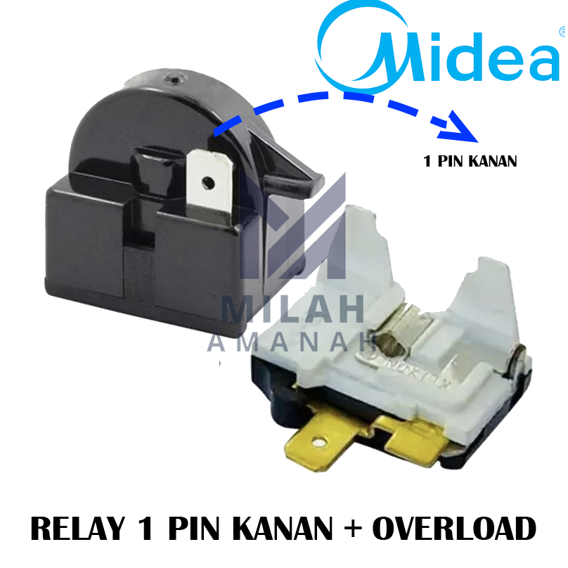 PTC RELAY OVERLOAD FREEZER BOX MIDEA