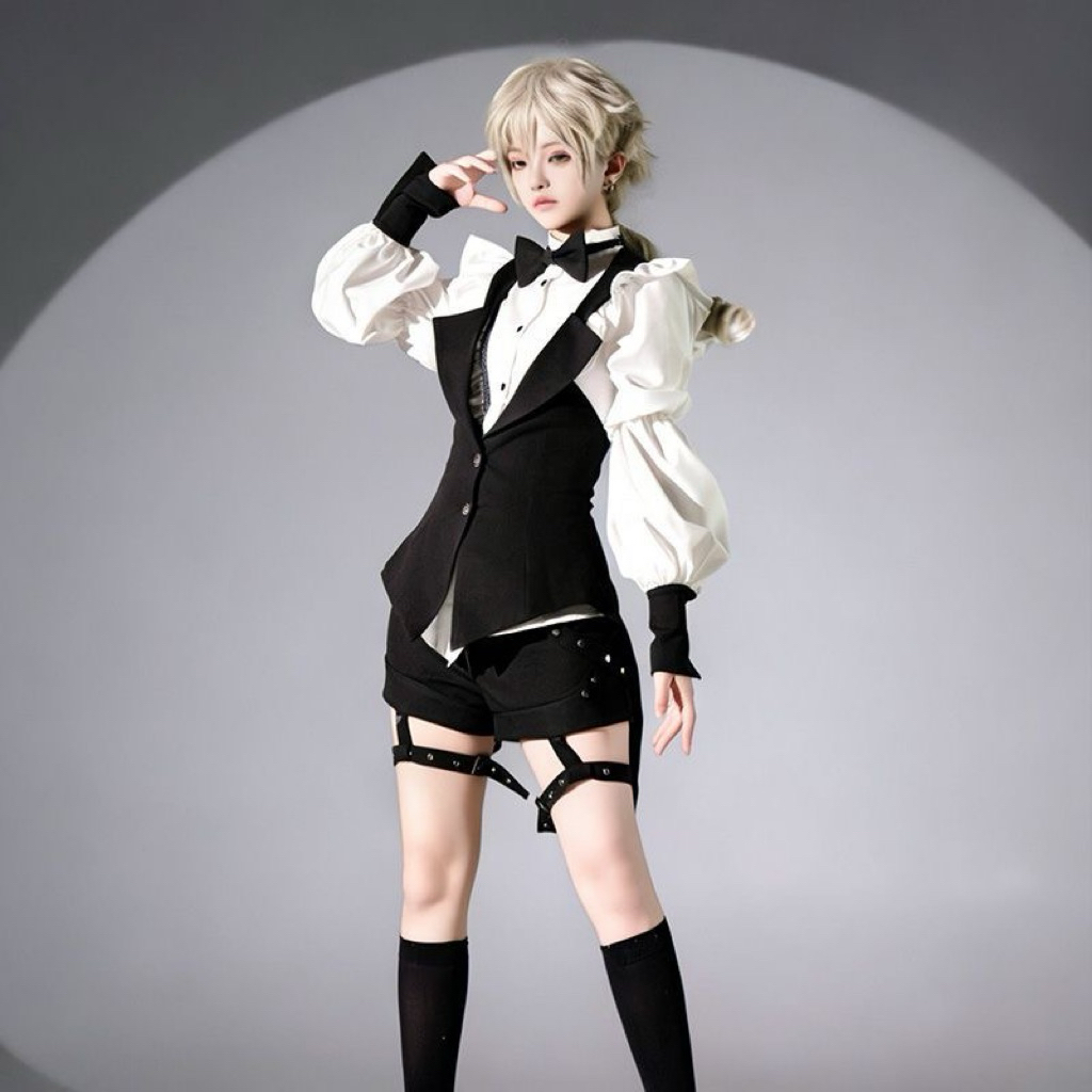 [PRE-ORDER] Ouji Set-Up Outfit Black And White