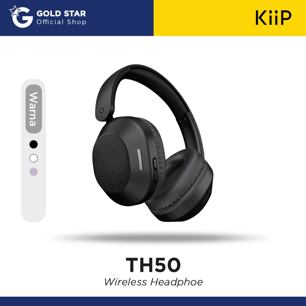 KiiP TH50 Headphone Bluetooth Wireless Headset Earphone BT 6.0