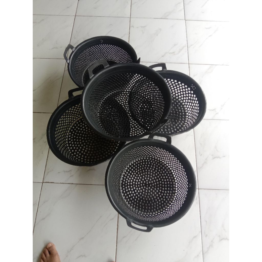 5 UKURAN EMBER SORTIR IKAN LELE BIBIT NO 6,7,8,9,10