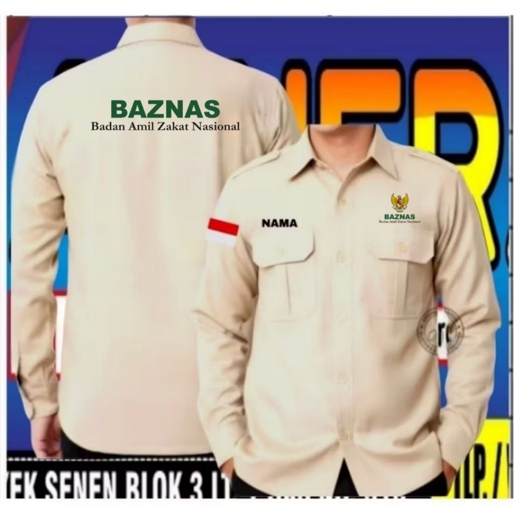 kemeja baznas baju baznas seragam baznas Pdh baznas Pdl baznas kemeja kerja baznas baju kerja baznas
