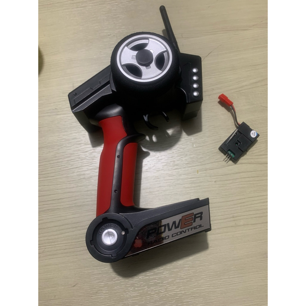 ESC dan  Remot Transmitter RC 1/28 WLToys WL K989 Dari baru belum dipakai