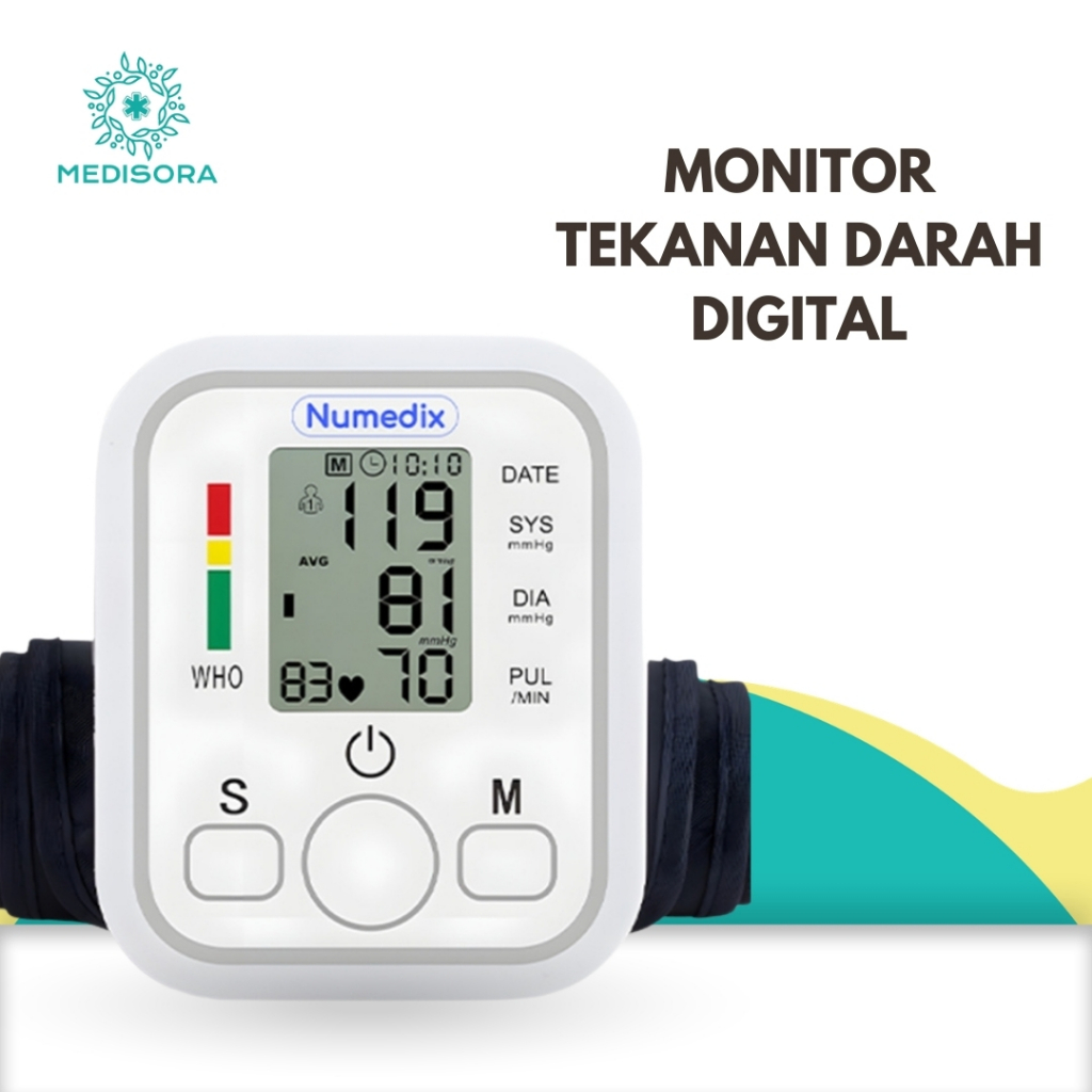 TENSIMETER DIGITAL OTOMATIS -Tensimeter Numedix / Alat Cek Tekanan Darah / Alat Tensi Darah / Alat T