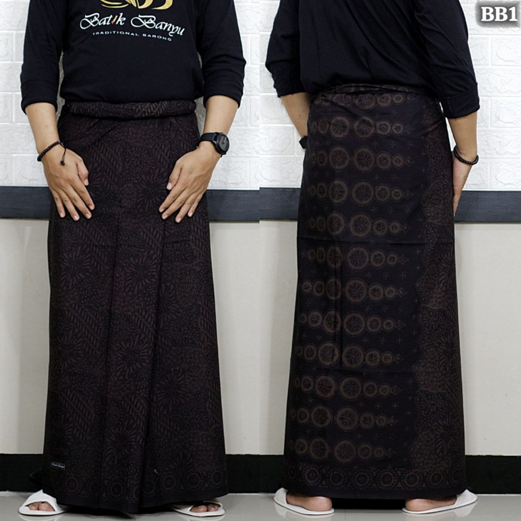 BATIK BANYU Sarung Batik Banyu Katun Cap Halus Premium Bungkus Box