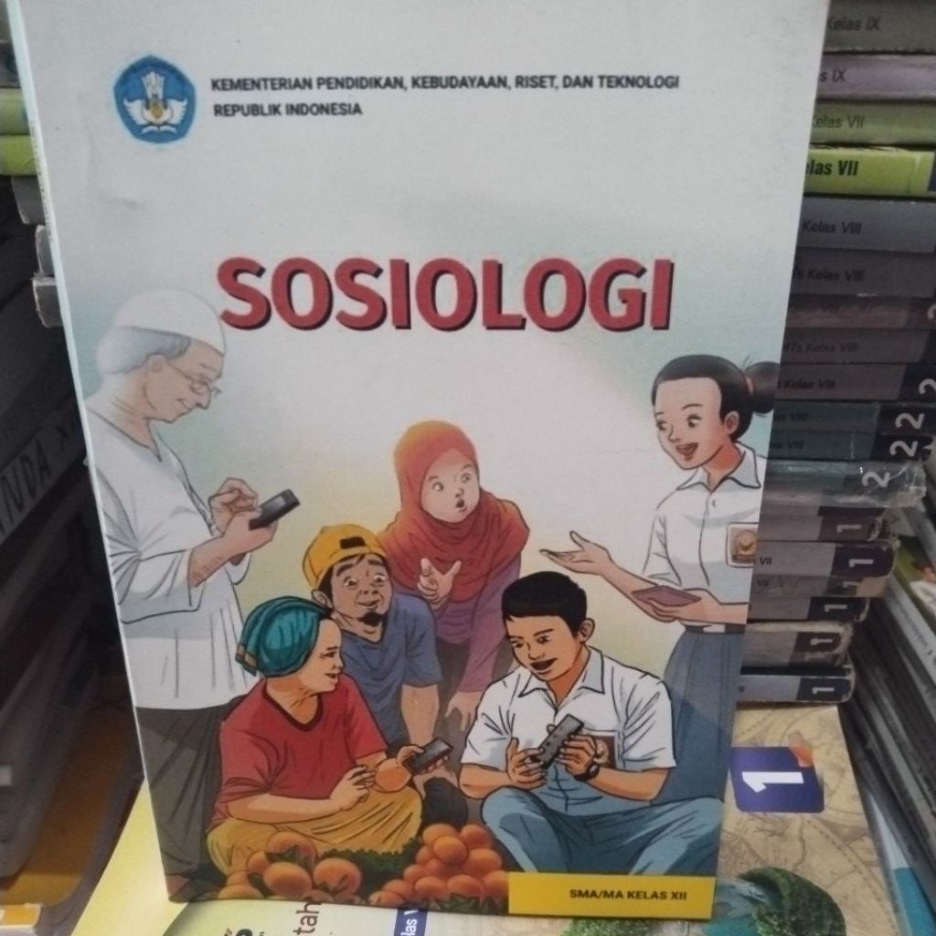 Buku Sosiologi kelas 12/XII SMA dana bos 2022
